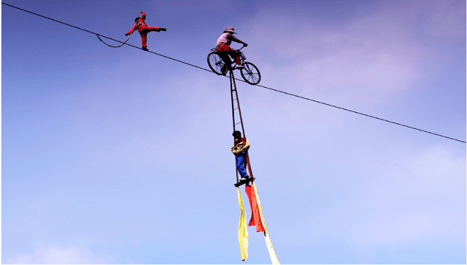 关于特色极限攀爬——高空钢索挑战活动火热进行的信息 关于特色极限攀爬——高空钢索挑战活动火热进行的信息